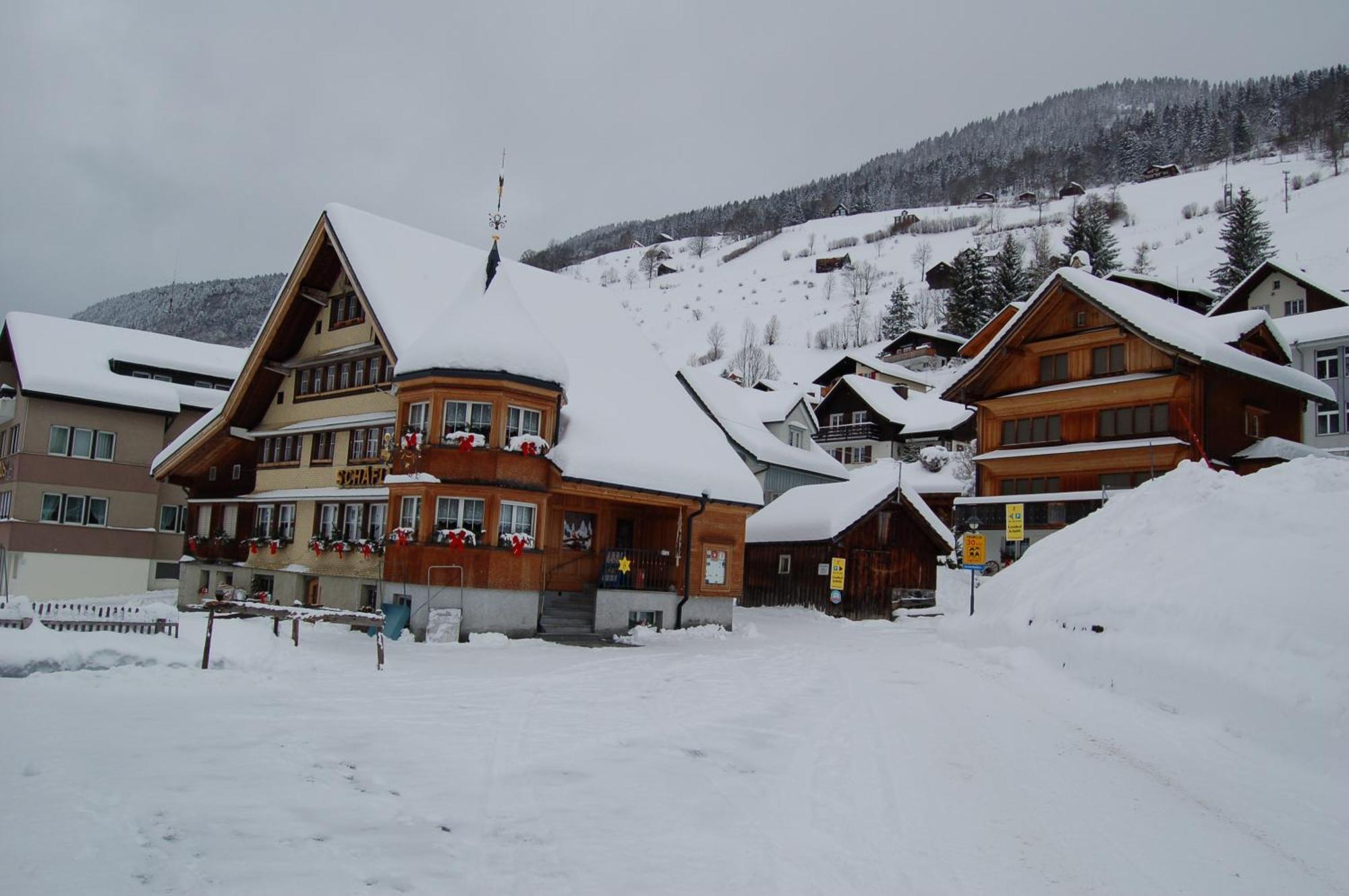 Gasthaus Schaefli Alt St. Johann Exteriör bild