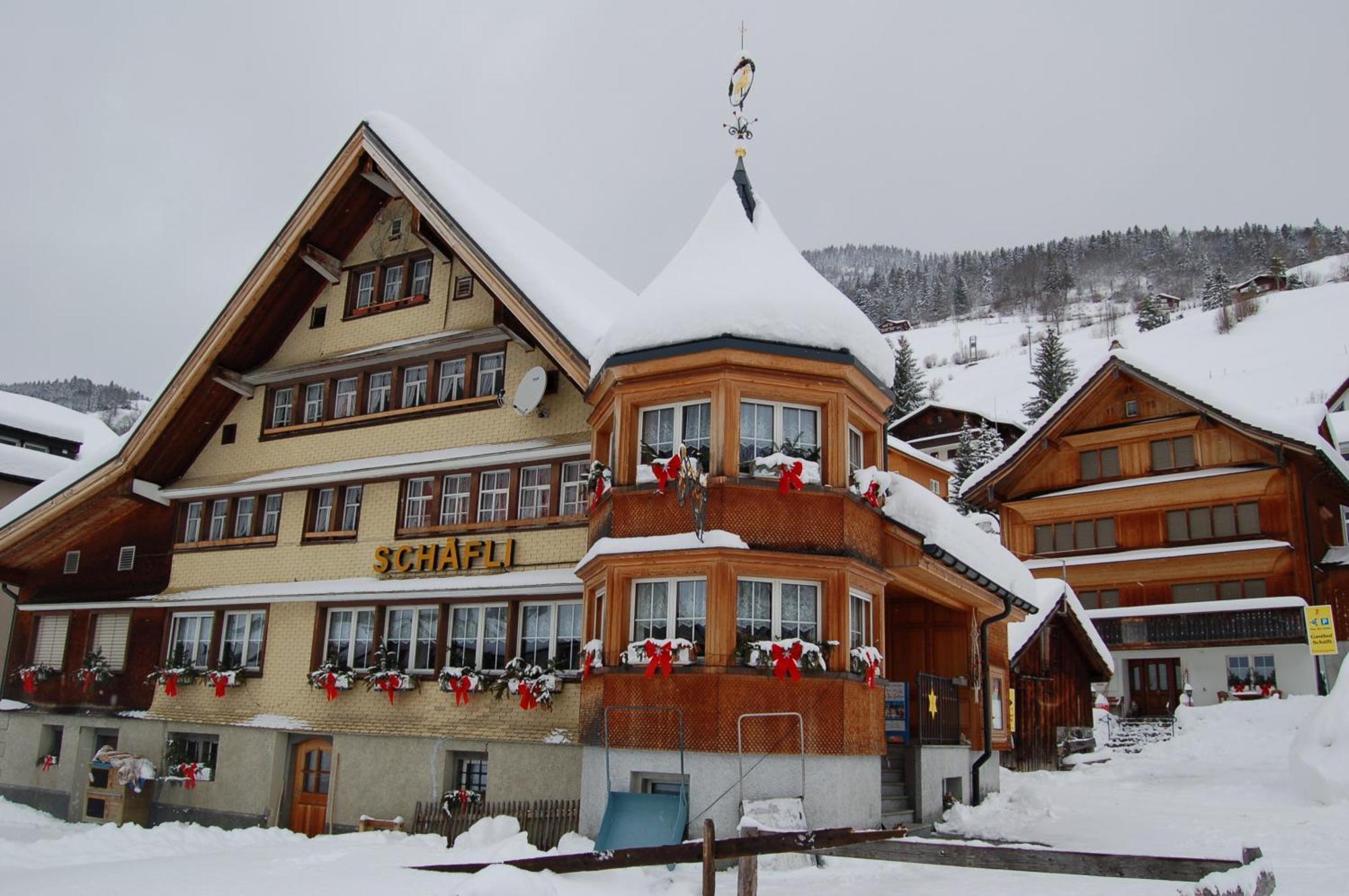 Gasthaus Schaefli Alt St. Johann Exteriör bild
